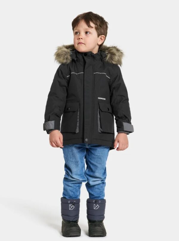 Didriksons Kure parka, must