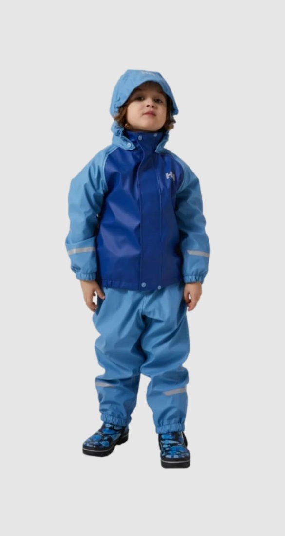 Helly Hansen fliisvoodriga vihmakomplekt 'Blue Fog'