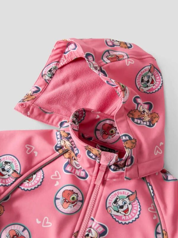 Name It Paw Patrol softshell kombe roosa