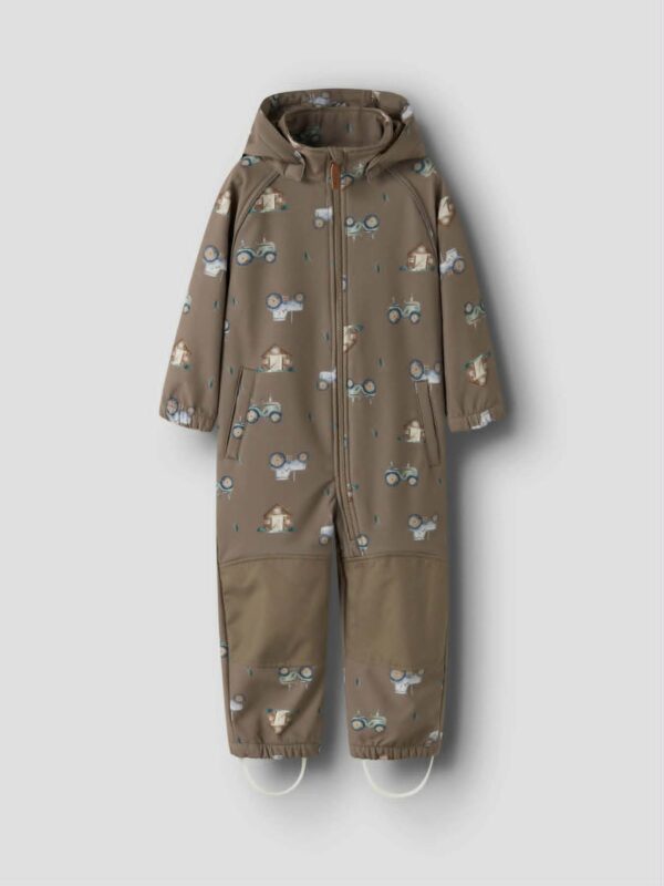 Name it softshell kombe Walnut Farm beež