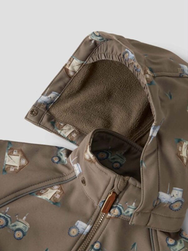 Name it softshell kombe Walnut Farm beež