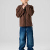 Name it teddy fliisist jakk pruun seljas1