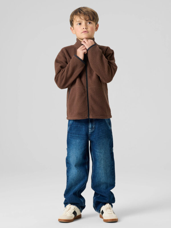 Name it teddy fliisist jakk pruun seljas1
