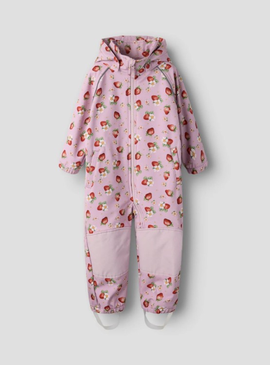 Strawberry Name it NMMALFA08 softshell kombekas 'Keepsake Lilac Strawberry'