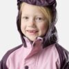 Swedemount fliisvoodriga vihmakomplekt 'roosa/lilla'